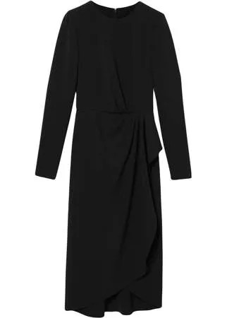 Carolina Herrera платье миди с длинными рукавами