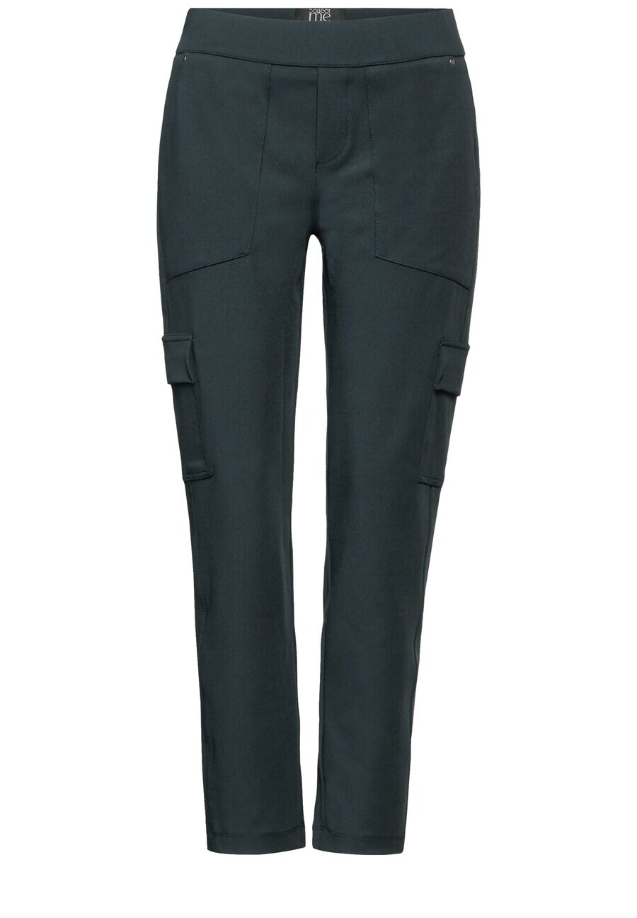 Брюки STREET ONE Slim fit Cargo Pants, пятнистый зеленый