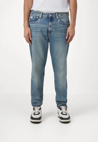Зауженные джинсы Calvin Klein Jeans, синий деним