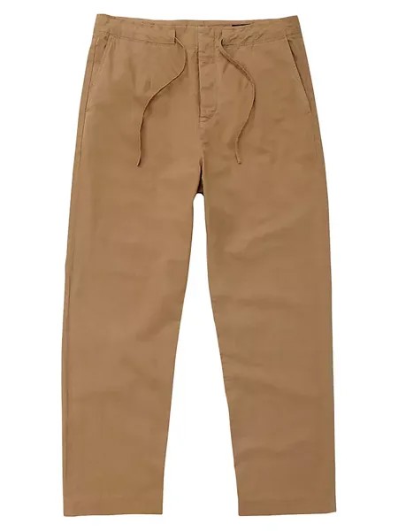 Хлопковые брюки Брэдфорд Rag & Bone, коричневый