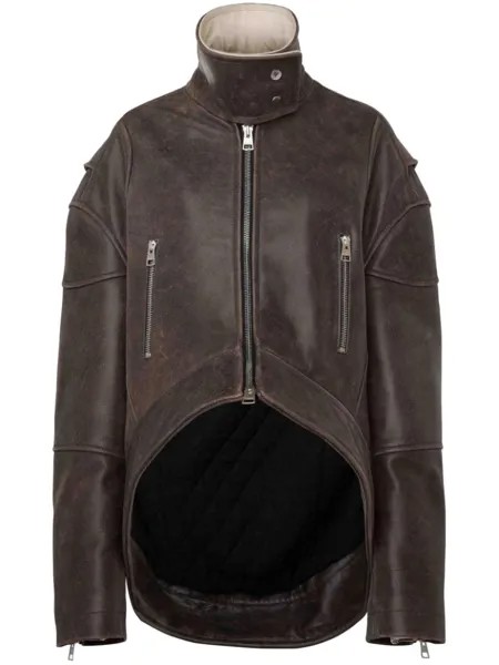 JW Anderson куртка с высоким воротником, коричневый
