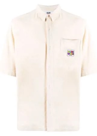 Gcds махровая рубашка поло с нашивкой-логотипом