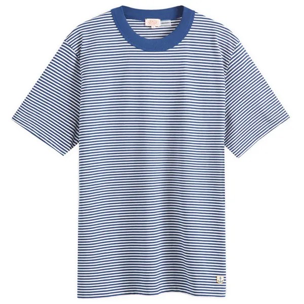 Футболка Armor-Lux Fine Stripe T-Shirt, цвет Ocean & Milk