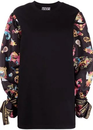 Versace Jeans Couture платье-свитер с принтом Baroque