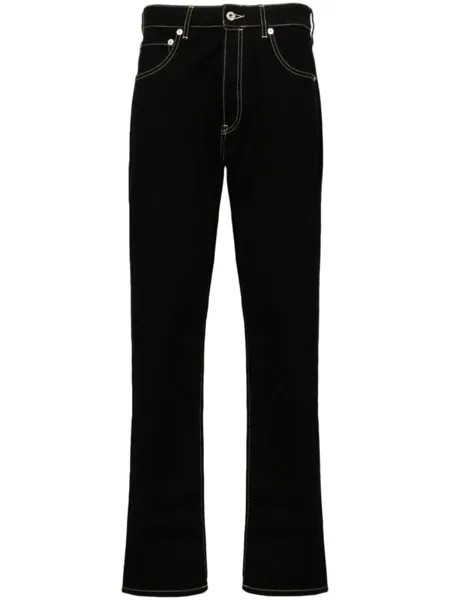 Kenzo джинсы Drawn Varsity прямого кроя, черный