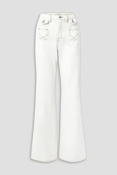 Расклешенные джинсы Brittany с высокой посадкой Nili Lotan, белый