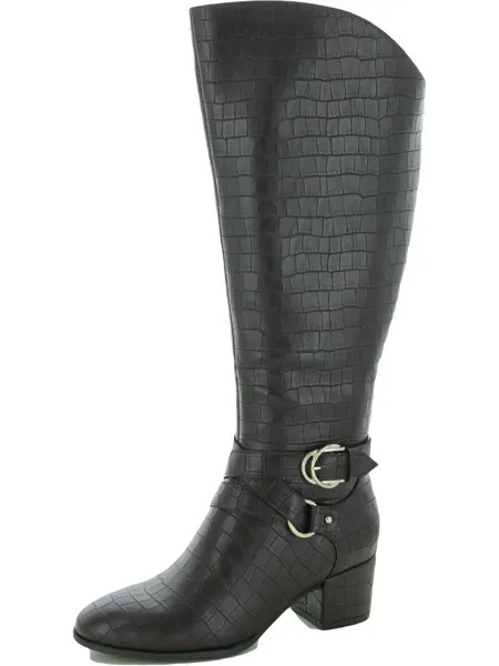 Женские широкие сапоги до колена из искусственной кожи Oakley LifeStride, цвет Dkchoc Gtrwc