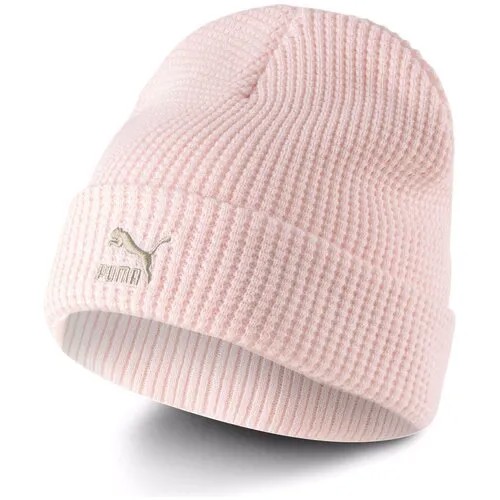 Шапка PUMA ARCHIVE mid fit beanie 2284809 женская, цвет розовый, размер O/S