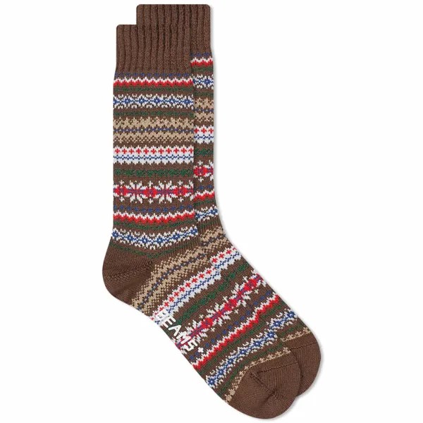 Носки Beams Plus Fair Isle Sock