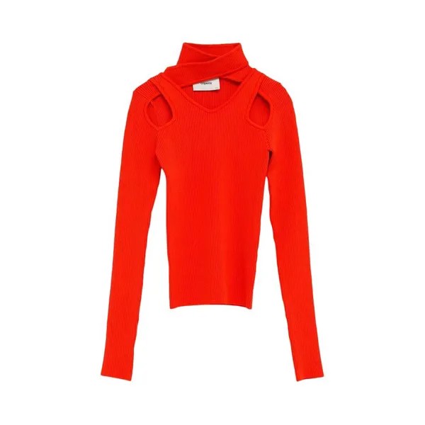 Джемпер Coperni Cut Out Knit Jumper, красный