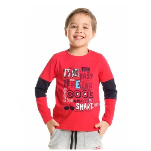 Лонгслив Mini Maxi, хлопок, размер 98, красный