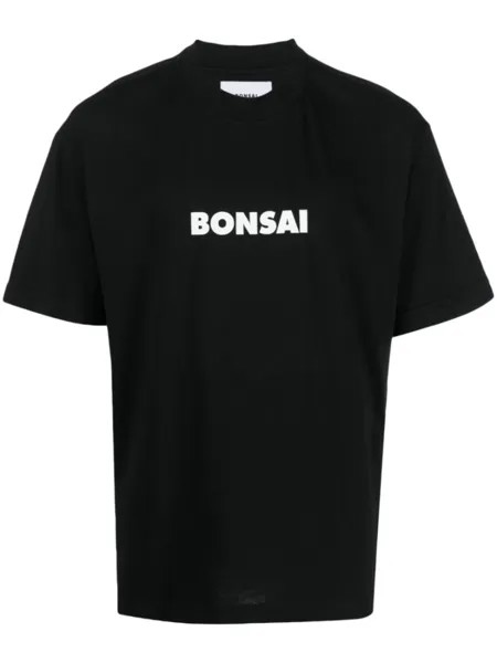 Bonsai футболка с логотипом, черный