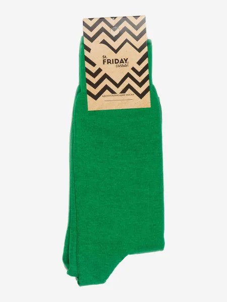 Носки однотонные St.Friday Socks - Зелёные, Зеленый