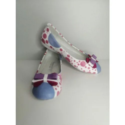 Туфли Mini-Shoes, натуральная кожа, анатомическая стелька, размер 32, белый, голубой