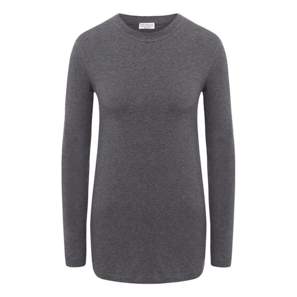 Хлопковый лонгслив Brunello Cucinelli