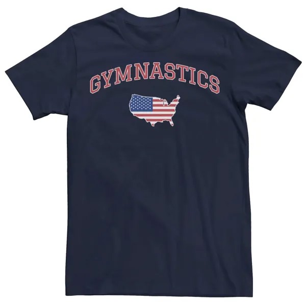 Мужская спортивная футболка USA Nation Country Pride для гимнастики США Licensed Character