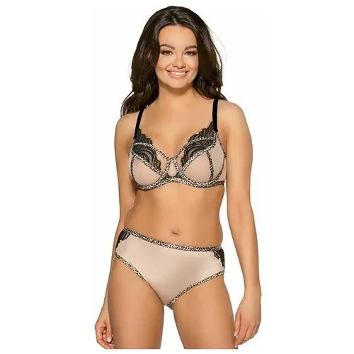 Трусы Ava Lingerie, размер XXXL, бежевый