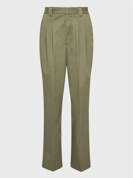 Тканевые брюки свободного кроя Carhartt Wip, зеленый