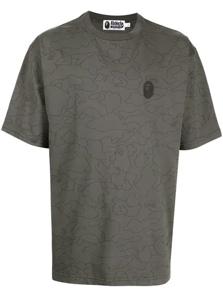A BATHING APE® Camo Washed logo-print T-shirt