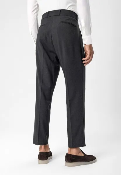 Брюки High Waist Basic Belt Detailed Antioch, антрацит
