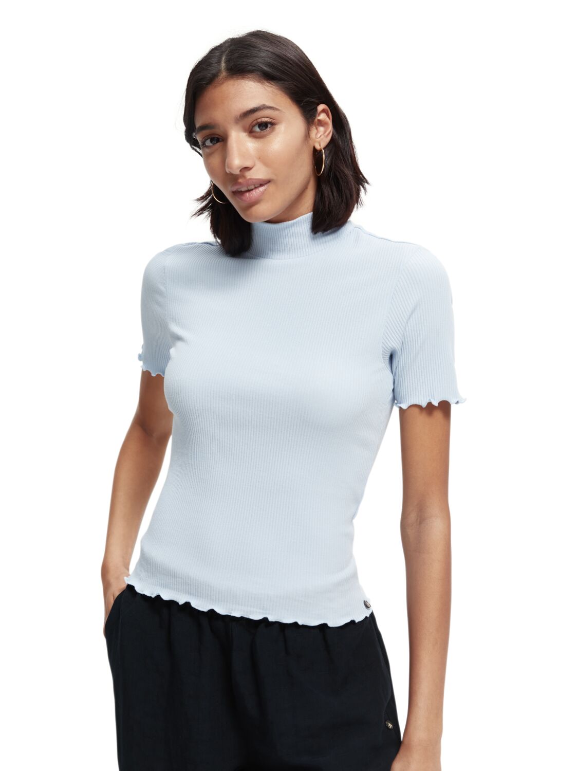 Футболка женская Scotch & Soda 167889/0164 голубая S