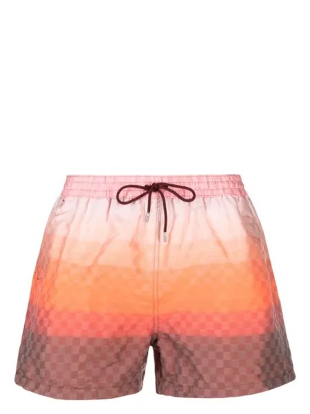 Paul Smith жаккардовые плавки-шорты с эффектом градиента, оранжевый