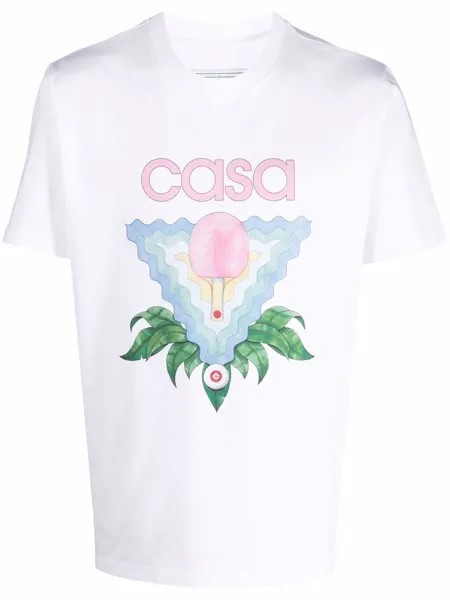 Casablanca футболка Memphis Icon из органического хлопка