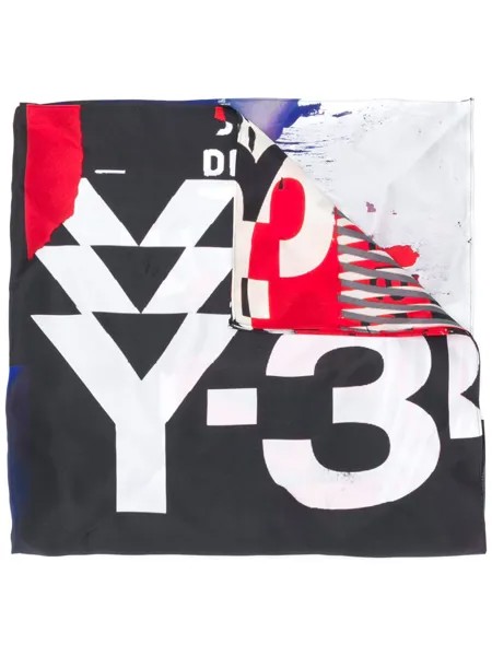 Y-3 платок с графичным принтом