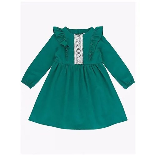 Платье Mini Maxi, модель 7352, цвет зеленый, размер 98