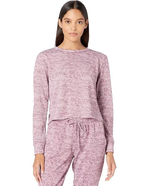 Брюки YMI Two-Piece Pullover & Pants Fleece Set, бордовый