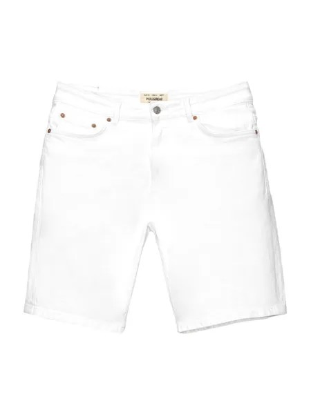 Джинсы узкого кроя Pull&Bear, цвет White Denim