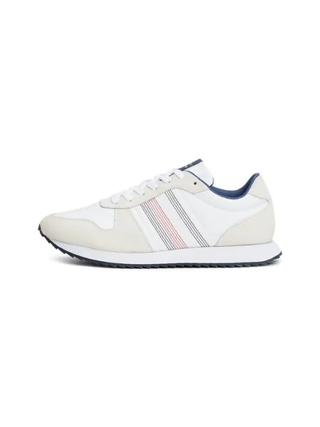Кроссовки TOMMY HILFIGER Sneakers Serrated Sole, белый