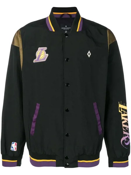 Marcelo Burlon County of Milan куртка-бомбер Marcelo Burlon County of Milan x NBA 'LA Lakers'