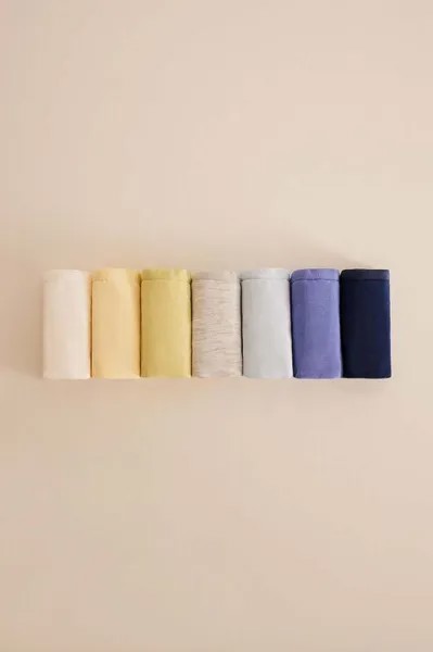 Хлопковые трусы, 7 шт. women'secret, мультиколор