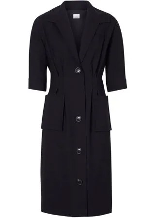 Burberry эластичное платье с короткими рукавами