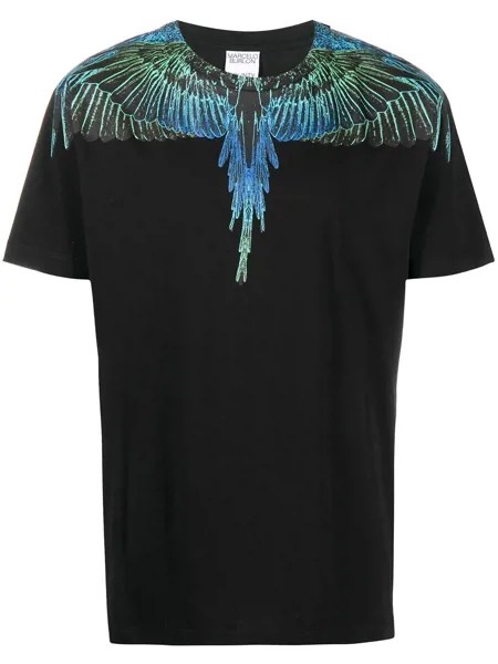 Marcelo Burlon County of Milan футболка с круглым вырезом и принтом Wings