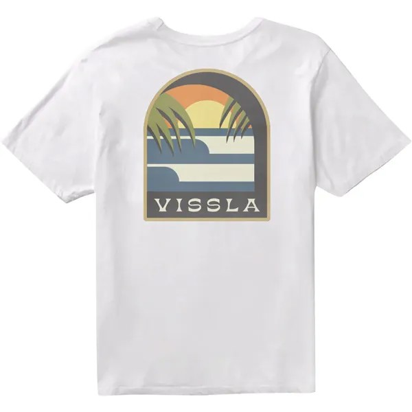 Футболка out the window с карманами премиум-класса Vissla, белый