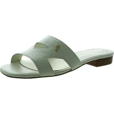 Kurt Geiger Womens Odina White Slide Sandals Heels 40.5 Medium (B,M) BHFO 3671