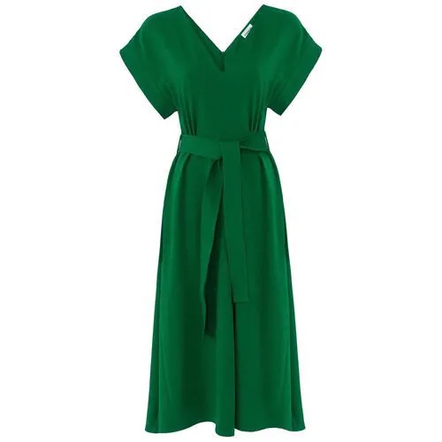 Платье P.A.R.O.S.H., миди, размер xs, зеленый
