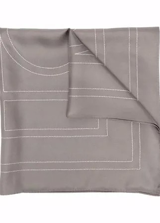 Totême платок с вышитым логотипом