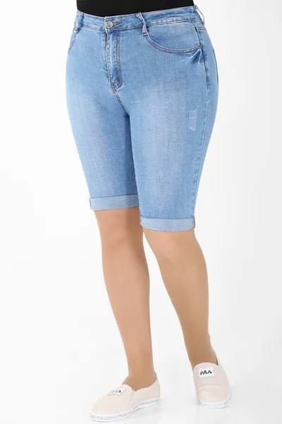 Шорты женские AlmondShop М-12 86042 синие 58 RU