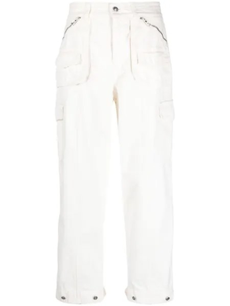 Ermanno Scervino укороченные брюки карго, белый