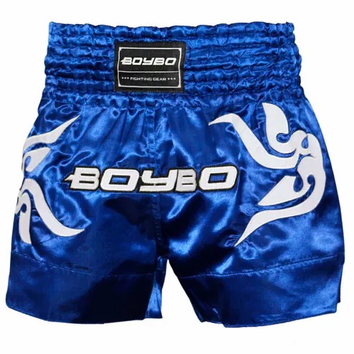 Шорты Boybo Шорты для тайского бокса, размер XXS, синий
