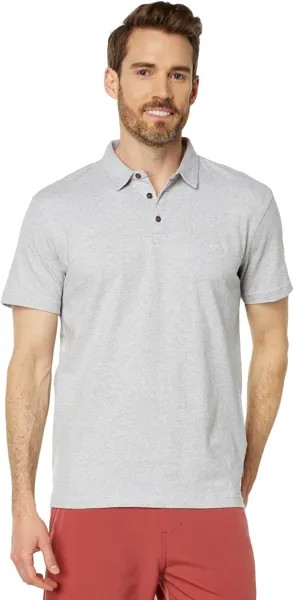 Рубашка-поло Sunset Cruise Polo Quiksilver, цвет Light Grey Heather