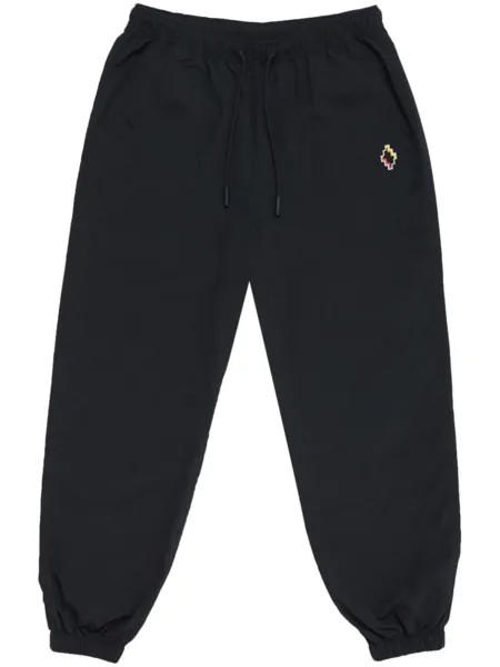 Marcelo Burlon County of Milan спортивные брюки с вышивкой, черный