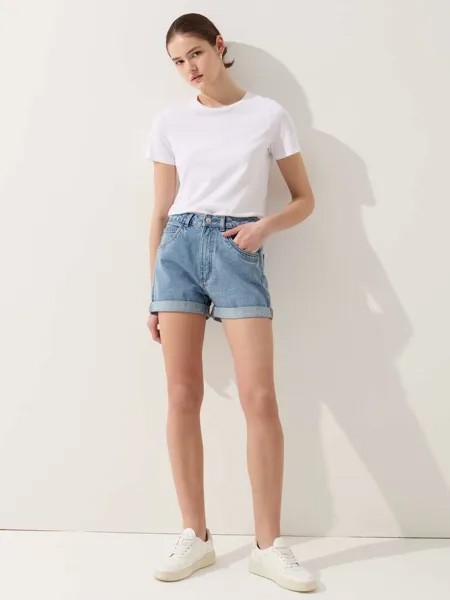 Джинсовые шорты Mum-Fit Ovs, цвет medium wash