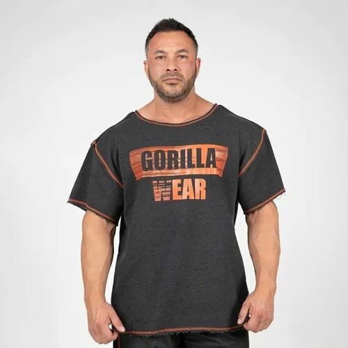 Футболка Gorilla Wear, размер 2XL/3XL, серый, оранжевый