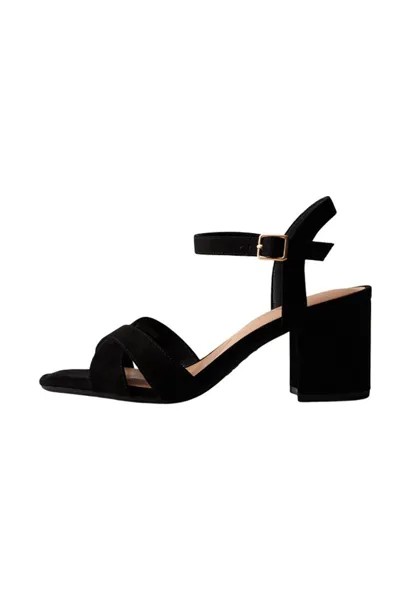 Сандалии Wide Fit 2 Part Block Heel New Look Wide Fit, черный