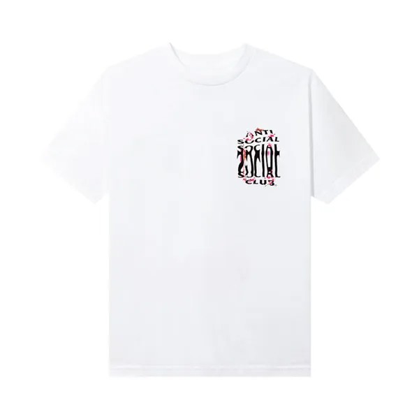 Футболка Anti Social Social Club Mind Melt, белая