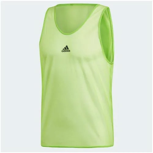 Манишка футбольная adidas, размер S, зеленый
